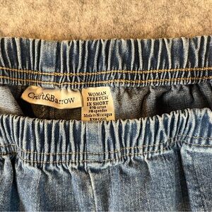 Craft & Barrow Denim elastic pants